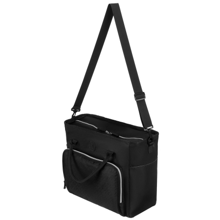 Geantă de călătorie neagră, practică, din poliester, cu suport pentru valiză - Peterson PTR-PTN 24462-3902 BLACK [8]