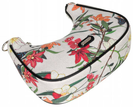 Geantă de damă din piele ecologică cu flori - David Jones PTR-6940-2 [7]
