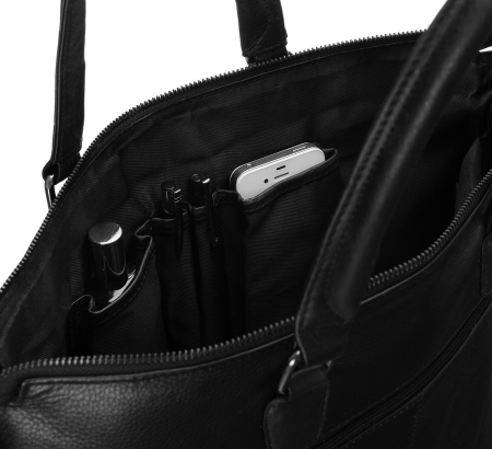 Geanta de laptop dreptunghiulara din piele naturala cu curea reglabila PTR-LAP-15601-NDM-NL [6]
