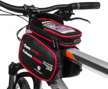  Dyskretne saszetki - Geantă impermeabilă pentru cadru de bicicletă - Peterson PTR-PTN ML03-PU