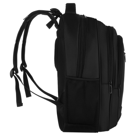 Ghiozdan școlar moale pentru copii, din poliester, de culoare neagră, cu bretele reglabile - Peterson PTN BHX-02-9778 [5]