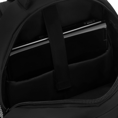 Ghiozdan școlar moale pentru copii, din poliester, de culoare neagră, cu bretele reglabile - Peterson PTN BHX-02-9778 [4]