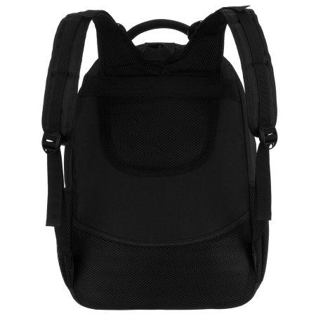 Ghiozdan școlar moale pentru copii, din poliester, de culoare neagră, cu bretele reglabile - Peterson PTN BHX-02-9778 [1]