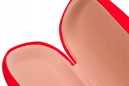 Husa clasica pentru ochelari din piele ecologica - Cavaldi PTR-R-1401-RED-2 [4]