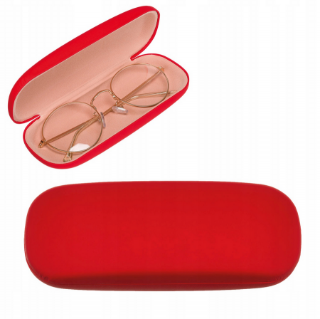 Accesorii - Husa clasica pentru ochelari din piele ecologica - Cavaldi PTR-R-1401-RED-2