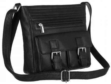  Torebki - Geanta de umar pentru barbati din piele naturala PTR-525-SPN