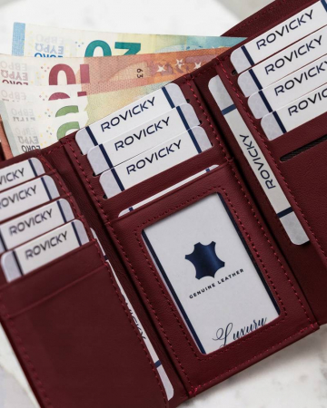 Portofel dama din piele naturala Cavaldi H23-2-SH9-6086 RE [8]