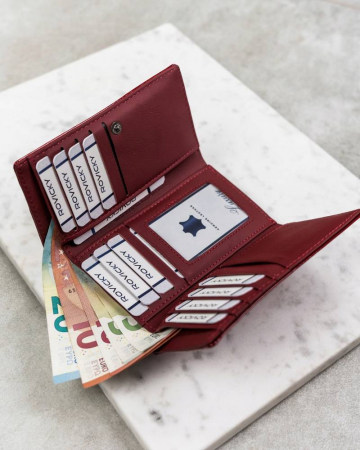 Portofel dama din piele naturala Cavaldi H23-2-SH9-6086 RE [6]