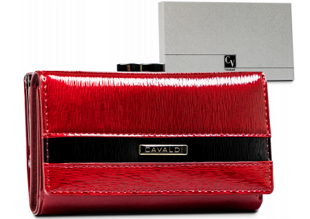 Oferte Speciale - Portofel dama din piele naturala Cavaldi H23-2-SH9-6086 RE
