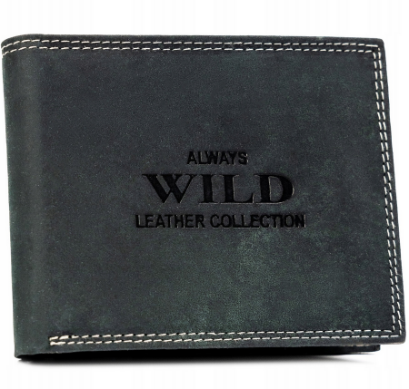 Portofele Barbati - Portofel barbati din piele naturala Always Wild PTR-N992-CHM-BL BL