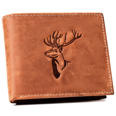  Wallets & Money Clips - Portofel barbati din piele naturala Always Wild N992-CHM-DEER-BL COG