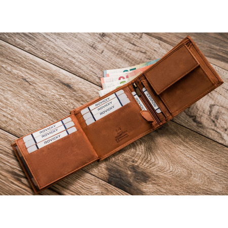 Portofel barbati din piele naturala RFID ALWAYS WILD PTR-N992-CHM-HORSE-BL CO [7]
