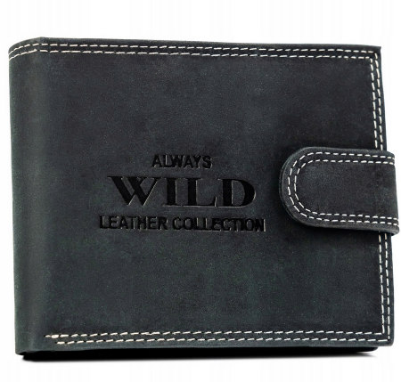 Portofele Barbati - Portofel barbati din piele naturala Always Wild PTR-N992L-CHM-BL BL