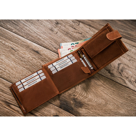 Portofel barbati din piele naturala RFID ALWAYS WILD PTR-N992L-CHM-DEER-BL CO [4]