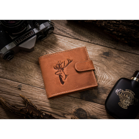 Portofel barbati din piele naturala RFID ALWAYS WILD PTR-N992L-CHM-DEER-BL CO [1]