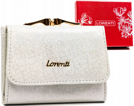 Portofele Dama - Portofel dama din piele naturala Lorenti PTR-55287-BRS-4720 SI
