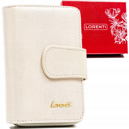 Portofele Dama - Portofel dama din piele naturala Lorenti PTR-76115-BRS-4713 GOLD