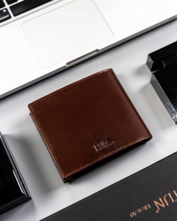 Portofel barbati din piele naturala Peterson PTN 22305-VT BRO [3]