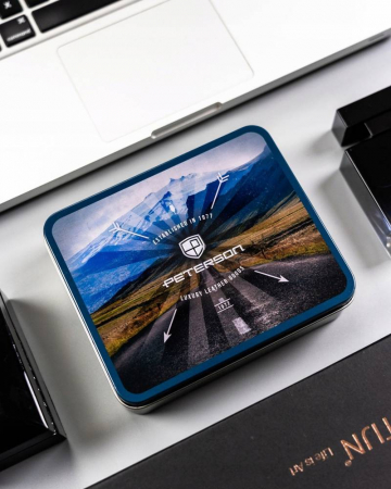 Portofel barbati din piele naturala Peterson PTN 22305-VT BRO [9]