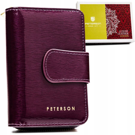 Portofele Dama - Portofel dama din piele naturala Peterson PTR-PTN 425214-SH-7587 P