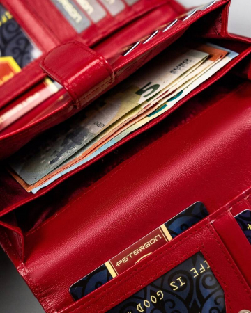 Portofel dama din piele naturala Peterson PTR-PTN BD-11-GCL-2350 M [9]