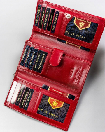 Portofel dama din piele naturala Peterson PTR-PTN BD-11-GCL-2350 M [7]