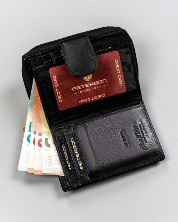 Portofel dama din piele naturala Peterson PTR-PTN RD-41-GCL-2367 B [4]