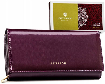 Portofele Dama - Portofel dama din piele naturala Peterson PTR-PTN 42100-SH-7594 PU