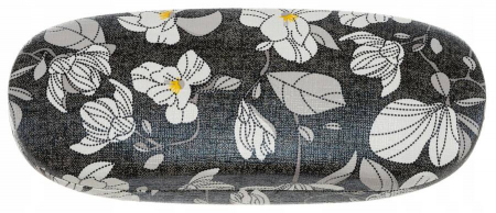 Husa eleganta pentru ochelari din piele ecologica cu model floral - 4U Cavaldi PTR-W-1428-1-BL [1]