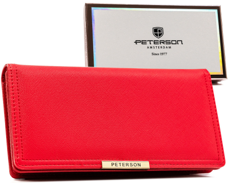 Portofele Dama - Portofel dama din piele Peterson PTR-PTN 005-SAF-9710 R