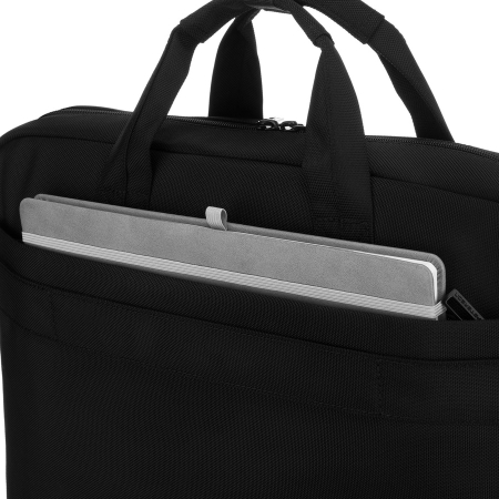 Geantă de laptop pentru bărbați, confecționată din cordura neagră rezistentă, cu fermoar - Peterson PTR-PTN-73226-2218 BLACK [6]