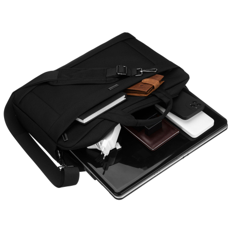 Geantă de laptop pentru bărbați, confecționată din cordura neagră rezistentă, cu fermoar - Peterson PTR-PTN-73226-2218 BLACK [11]