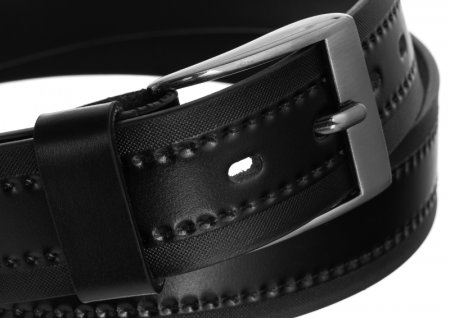 Curea barbati din piele naturala Rovicky PTR-PRS-06-G BR [3]