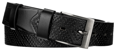 Curea barbati din piele naturala Peterson PTR-PTN PRS-03-G-115-BL [3]