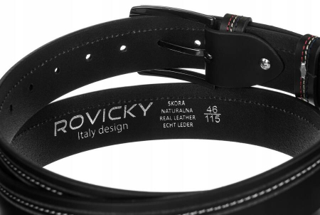 Curea barbati din piele naturala Rovicky R-PI-03 [5]