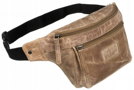  Saszetki na biodra  - Borseta pentru barbati din piele naturala Peterson PTR-PTN BP-2-HUN-3717 WH