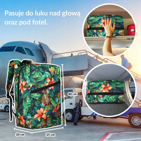 Geantă de voiaj rucsac cu suport pentru valiză - Peterson PTR-PTN PLEC-03 [9]
