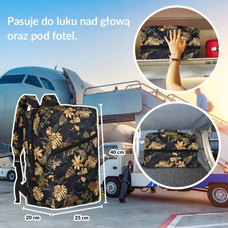 Geantă de voiaj rucsac cu suport pentru valiză - Peterson PTR-PTN PLEC-02 [11]