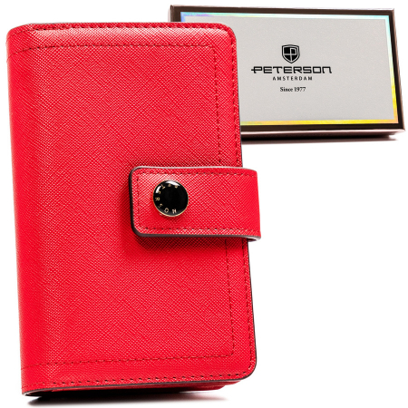 Portofele Dama - Portofel dama din piele Peterson PTR-PTN 002-SAF-9406 R
