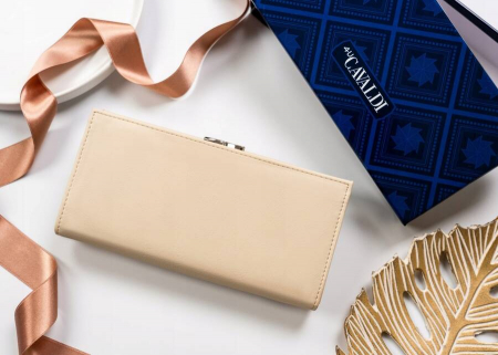 Portofel dama Cavaldi PTR-GD24-FO-DNM-7977 BEI [3]