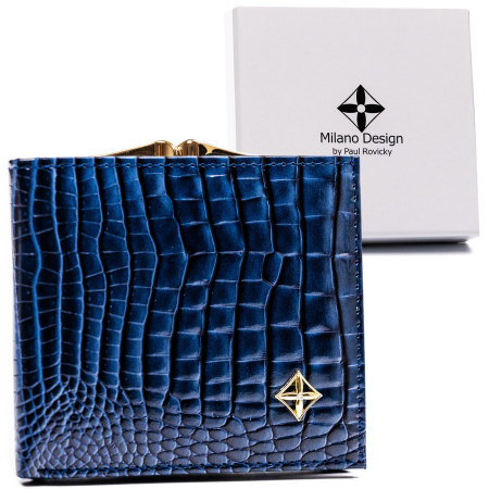 Import - Portofel dama din piele Milano Design PTR-SF-1814-JM-2581 NA