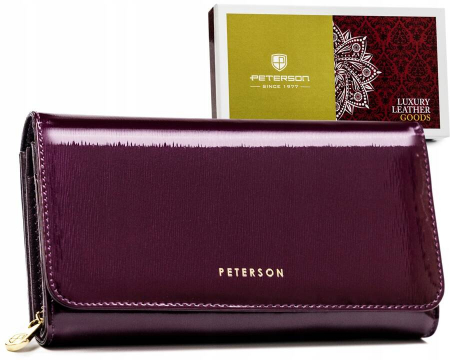 Portofele Dama - Portofel dama din piele naturala Peterson PTR-PTN 421077-SH-7556 P