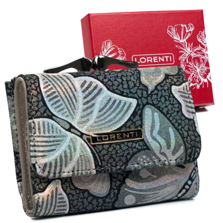 Portofele Dama - Portofel dama din piele naturala Lorenti PTR-55287-ONBF GRA