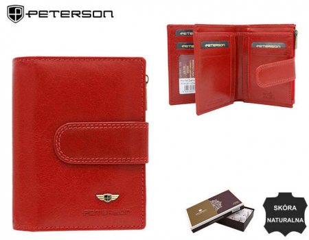 Portofel dama din piele naturala Peterson PTR-PTN 201-VTBD-8867 RE [9]