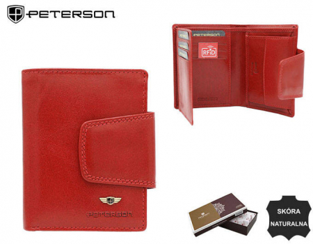 Portofel dama din piele naturala Peterson PTR-PTN 205-VTBD-8836 RE [9]
