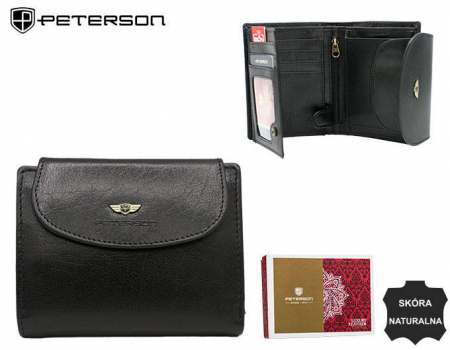 Portofel dama din piele naturala Peterson PTR-PTN 405-BO-8052 BL [10]