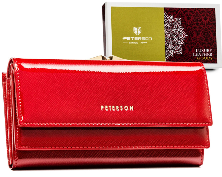 Portofele Dama - Portofel dama din piele naturala Peterson PTR-PTN 421028-SAF-7211