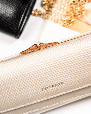 Portofel dama din piele naturala Peterson PTR-PTN 421028-SBR-7310 [3]