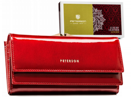 Portofele Dama - Portofel dama din piele naturala Peterson PTR-PTN 421028-SH-7488 R