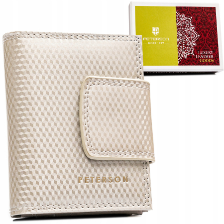 Portofele Dama - Portofel dama din piele naturala Peterson PTR-PTN 42329-SBR-7303 B